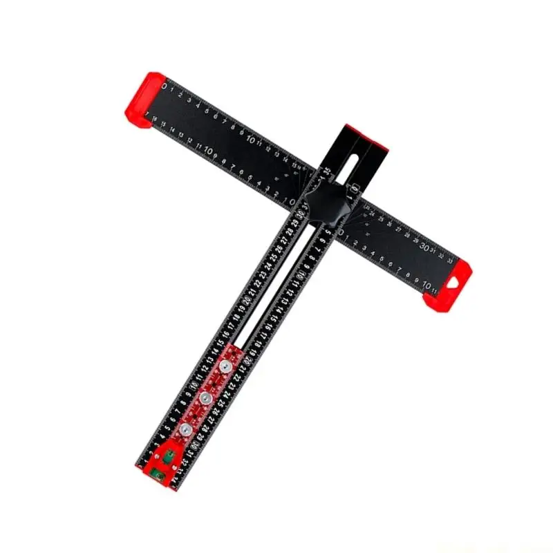 A2BE Adjustable 3 In 1 Scribing Tool For Accurate Hole Punching And Layout In Carpentry