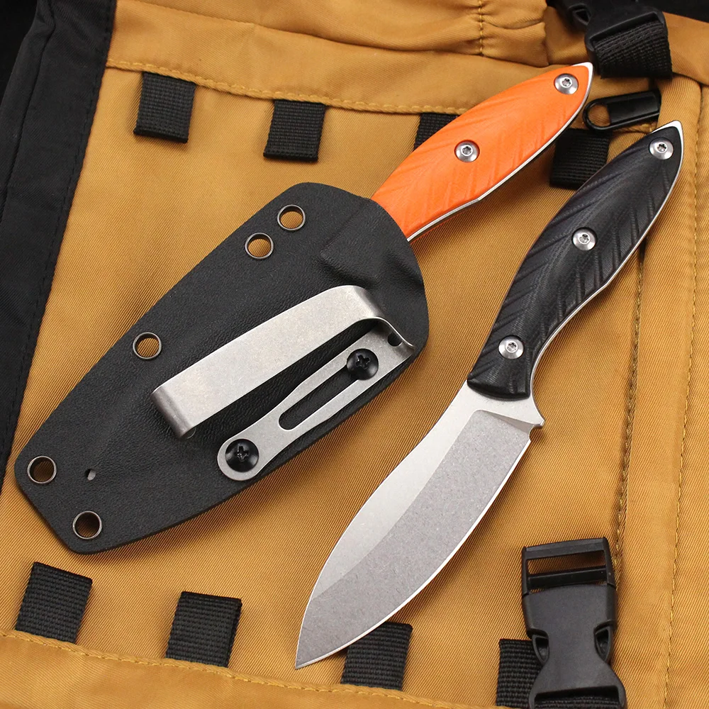 

Fixed blade knife 14c28n steel Blade Tactical Combat Survival Hunting Knives Outdoor Camping Self-defense Tools