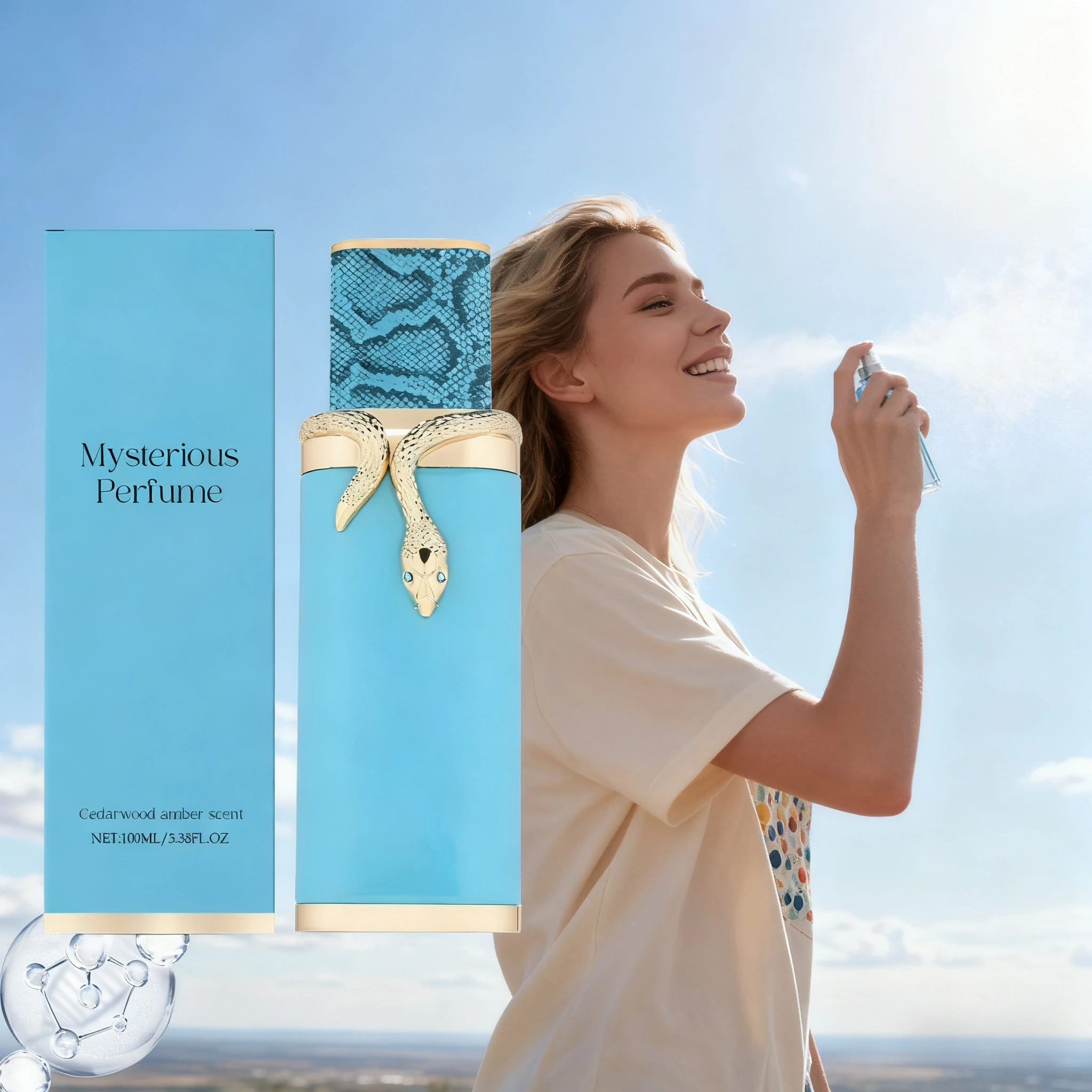 

Кедровый янтарь Восточный аромат древесины Естественно свежий свет Элегантный долговечный портативный аромат фиников для пар Оттонкий аромат феромонов