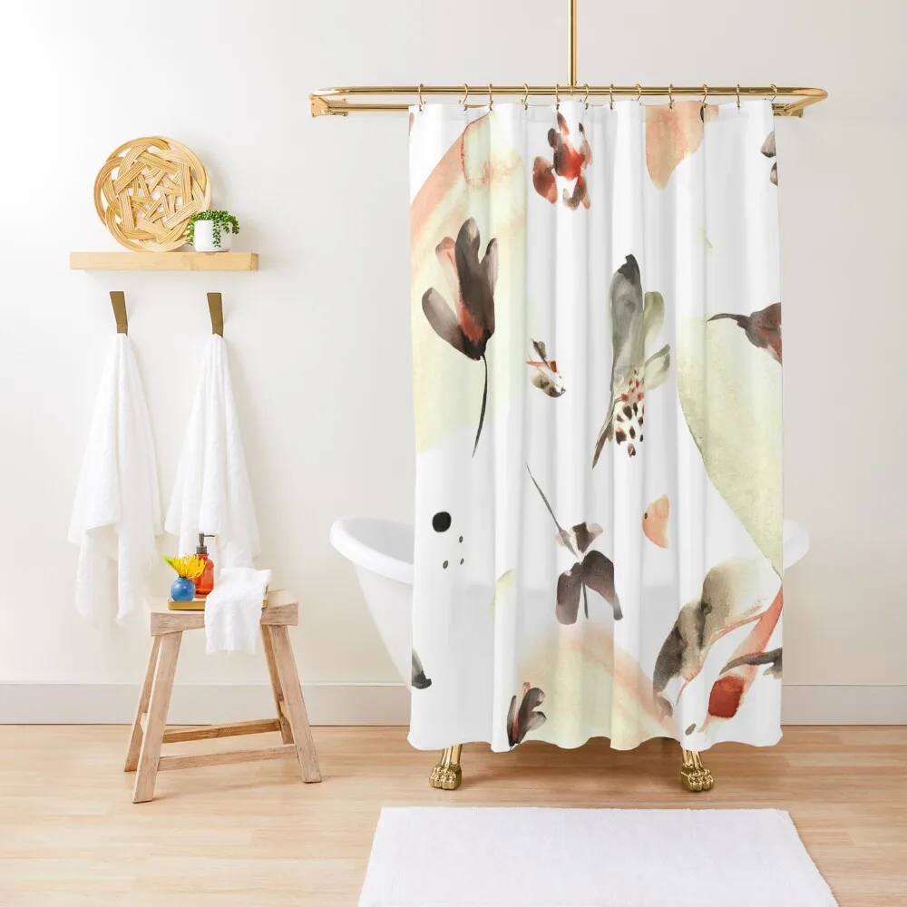 

Soft Flowers Shower Curtain Anime Shower Shower For Bathroom Set Bath Set For Bathroom Curtain
