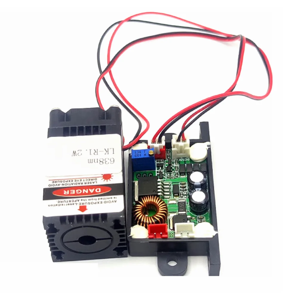 638nm 1200mW Red Fine Light High-Power Stage Lamp Laser Module