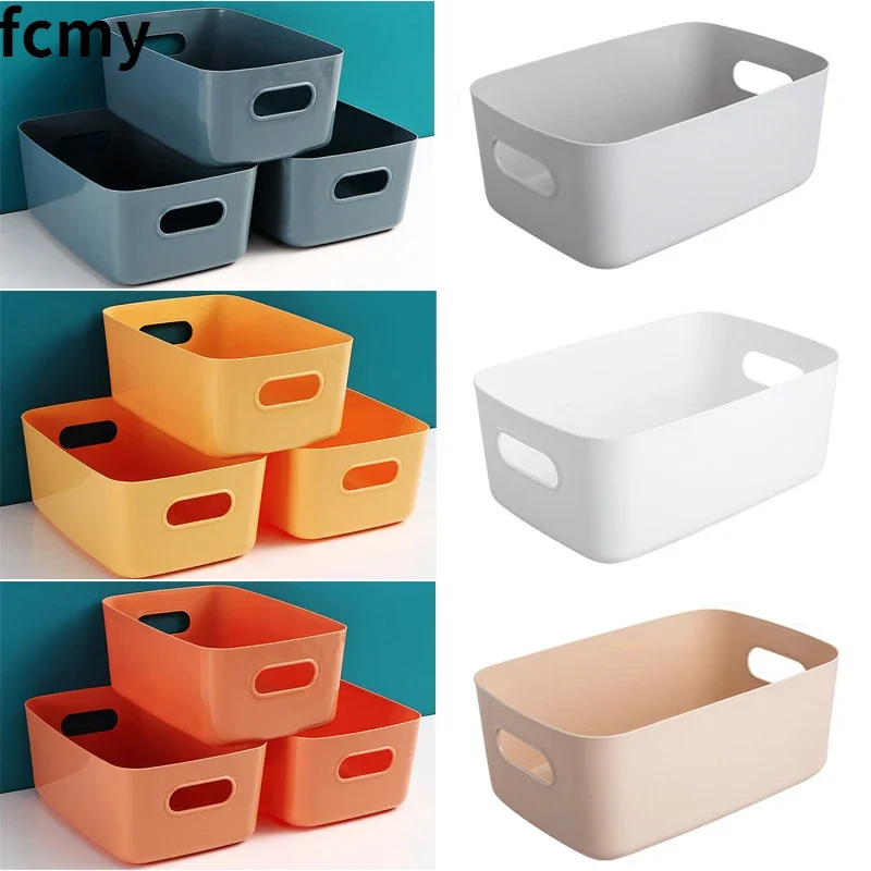 Sundry Storage Basket Student Desktop Snack Storage Box Plastic Cosmetic Storage Box Household Kitchen Sorting Box Makeup Box