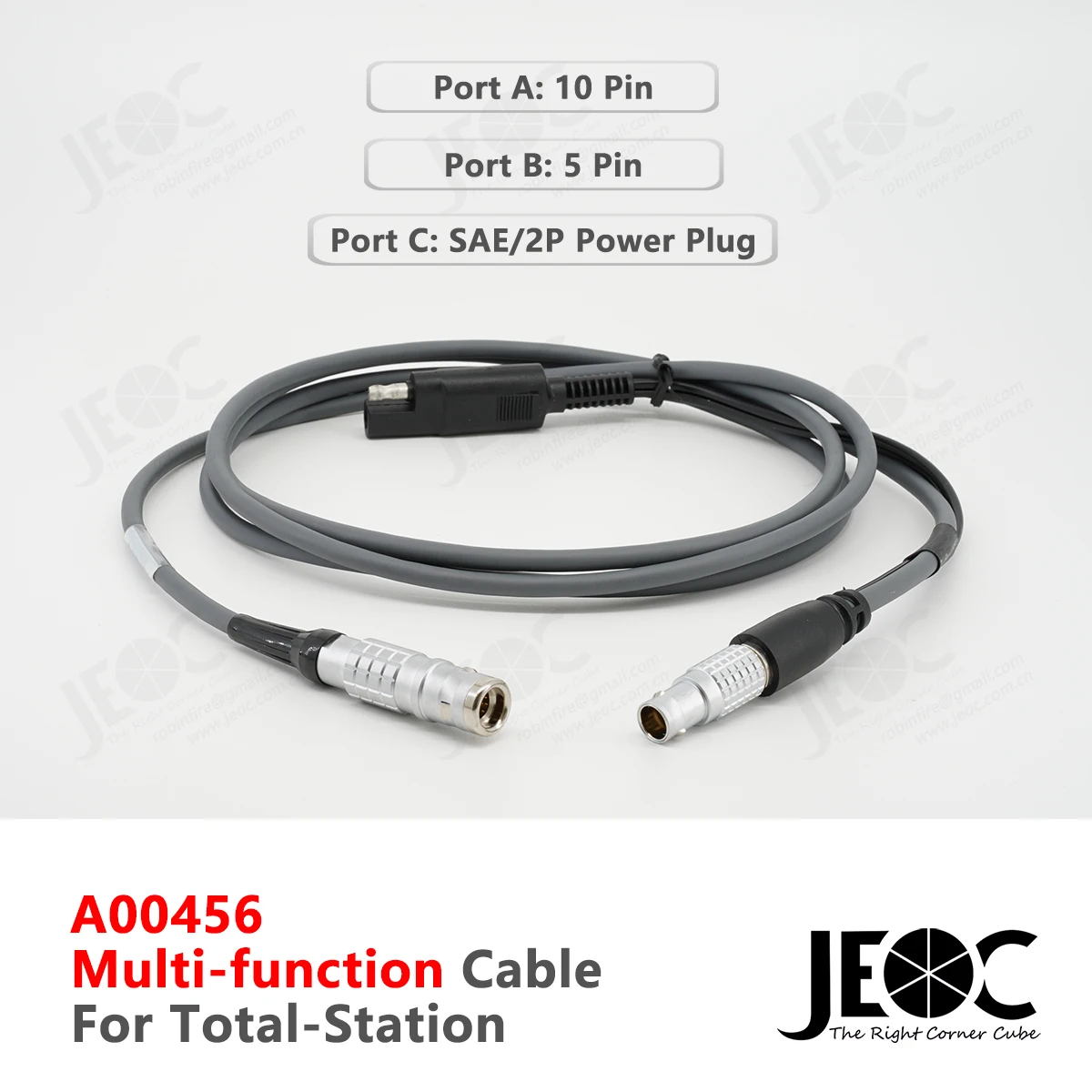 

JEOC A00456, Multi-Function Data Cable for Leica Total-station