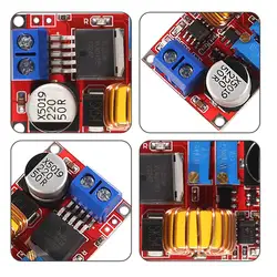 4pcs Lithium Battery Charger Module Board 5A DC naar DC CC CV LED Driver Step Down Buck Converter Board Constant Current Voltage