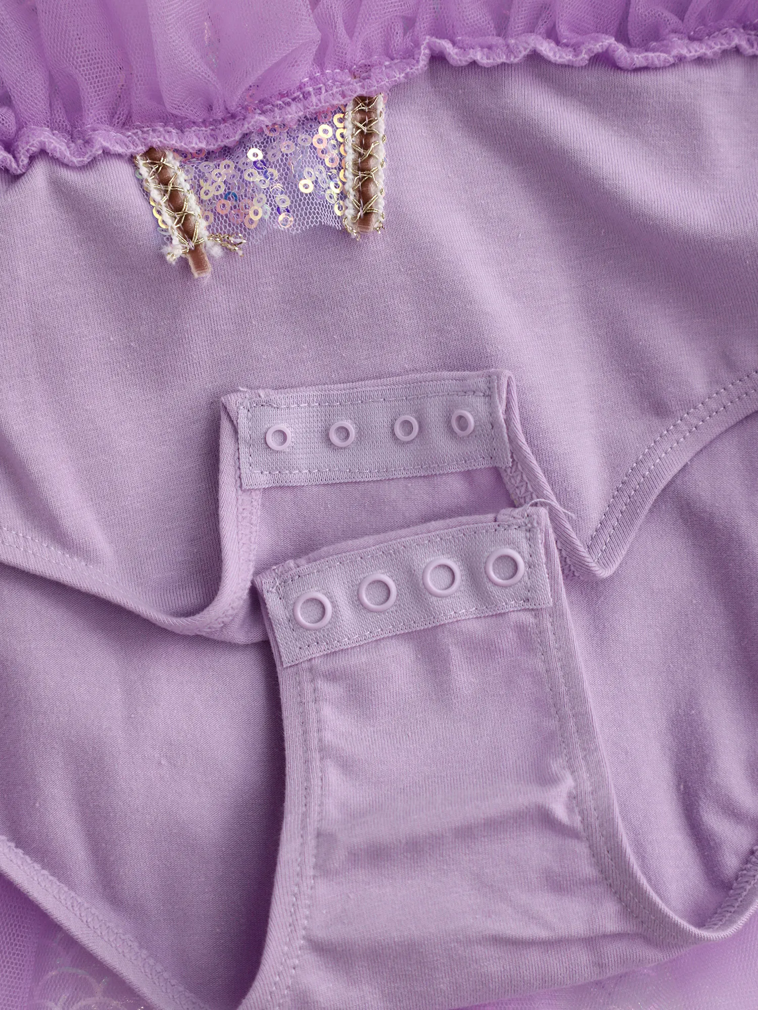 Kinderen Meisjes Ballet Dans Jurken Sheer Mesh Ruche Lange Mouw Glanzende Pailletten Patchwork Schubben Tule Tutu Jurk Danskleding