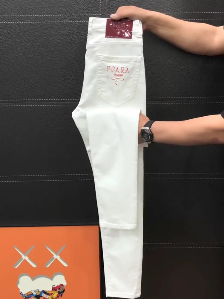 

High-Quali Comfortable Faionable Men's Casual Jeans Spring Summer New Arrival European Sle Premium Feeling Personali