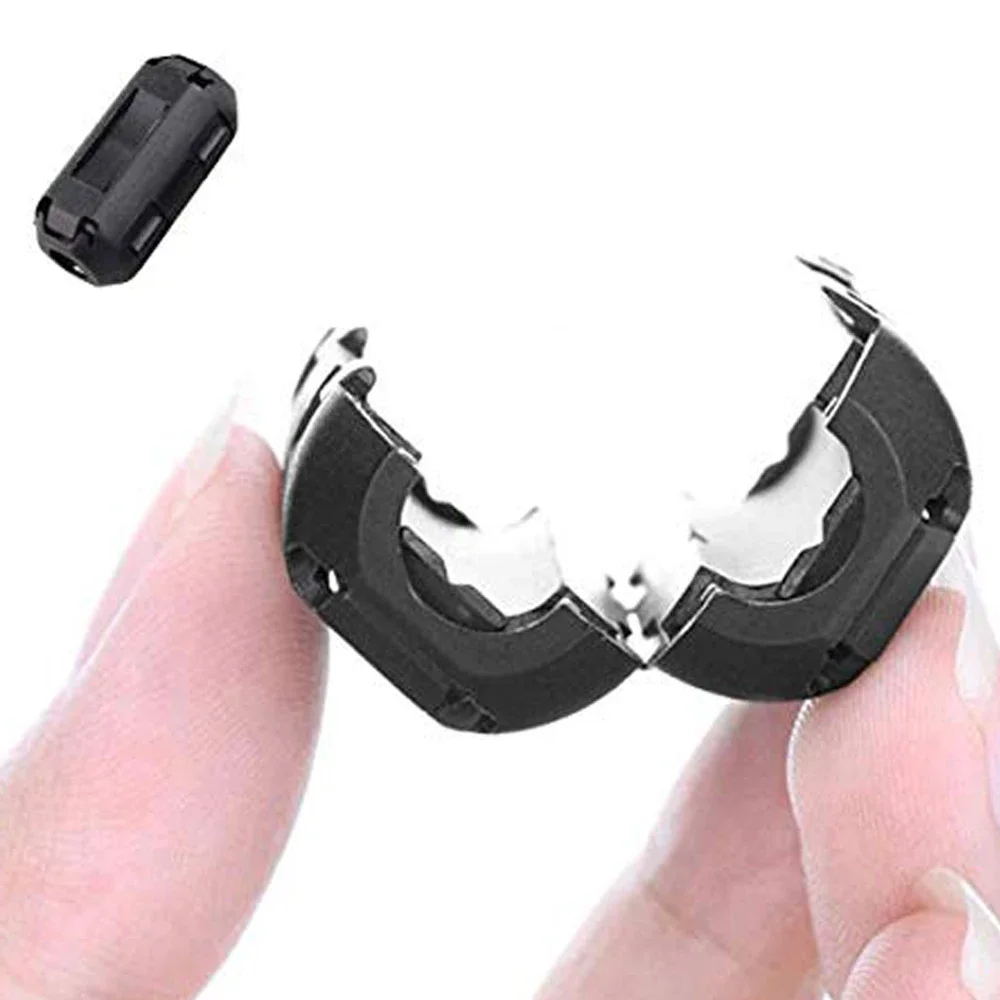 

RCA Cable Magnetic Ring Ferrite Filter Core Nickel-Zinc Anti-Interference Noise Suppressor Plug & Connectors Accessories