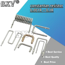 10PCS New Constantan Resistance/ Sampling Resistor 0.001R ~ 0.1R Pitch 10mm 12.5mm 15mm 20mm /1mR ~ 100mR 10mR 5mR 0.005R 0.02R