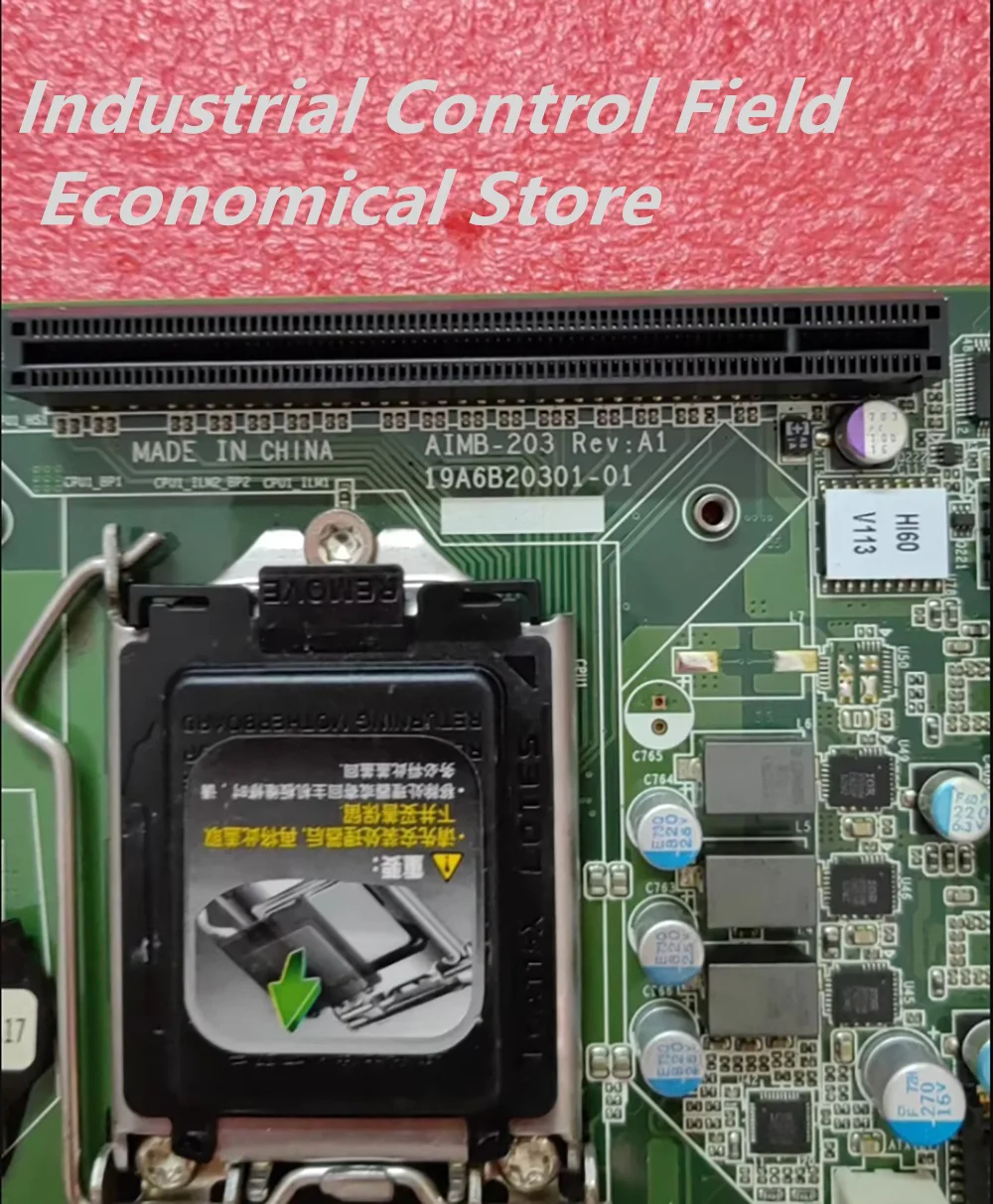 AIMB-203 Rev:A1 19A6B20301-01 산업용 제어 마더보드