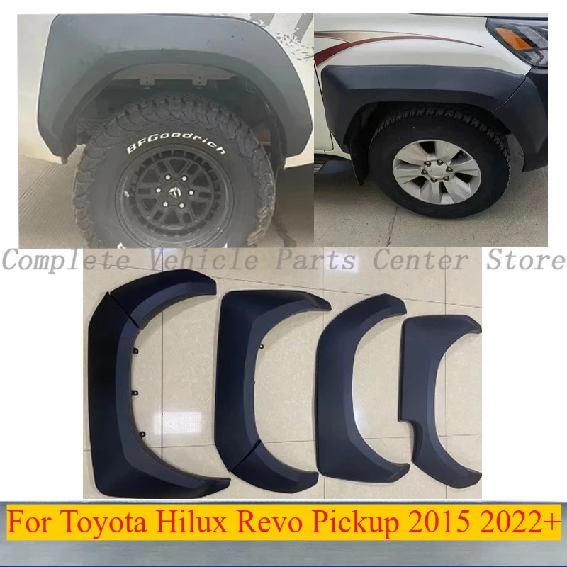 

High Quality GR Wide Fender Flares For Toyota Hilux Revo Pickup 2015 2022+ Modification