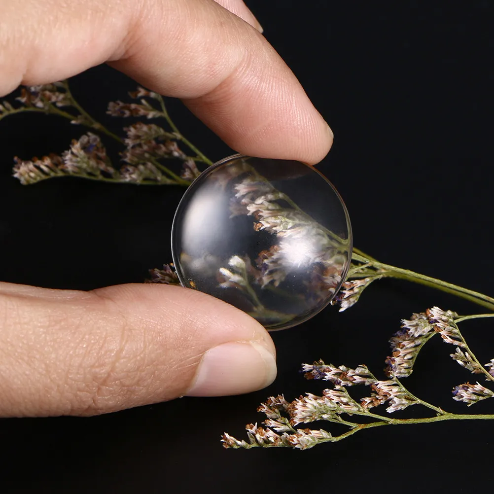 60Pcs Elegant Clear Round Cabochons Glass Dome 25Mm for Custom Jewelry Making Photo Pendants DIY Art Projects Necklace Supplies view 3