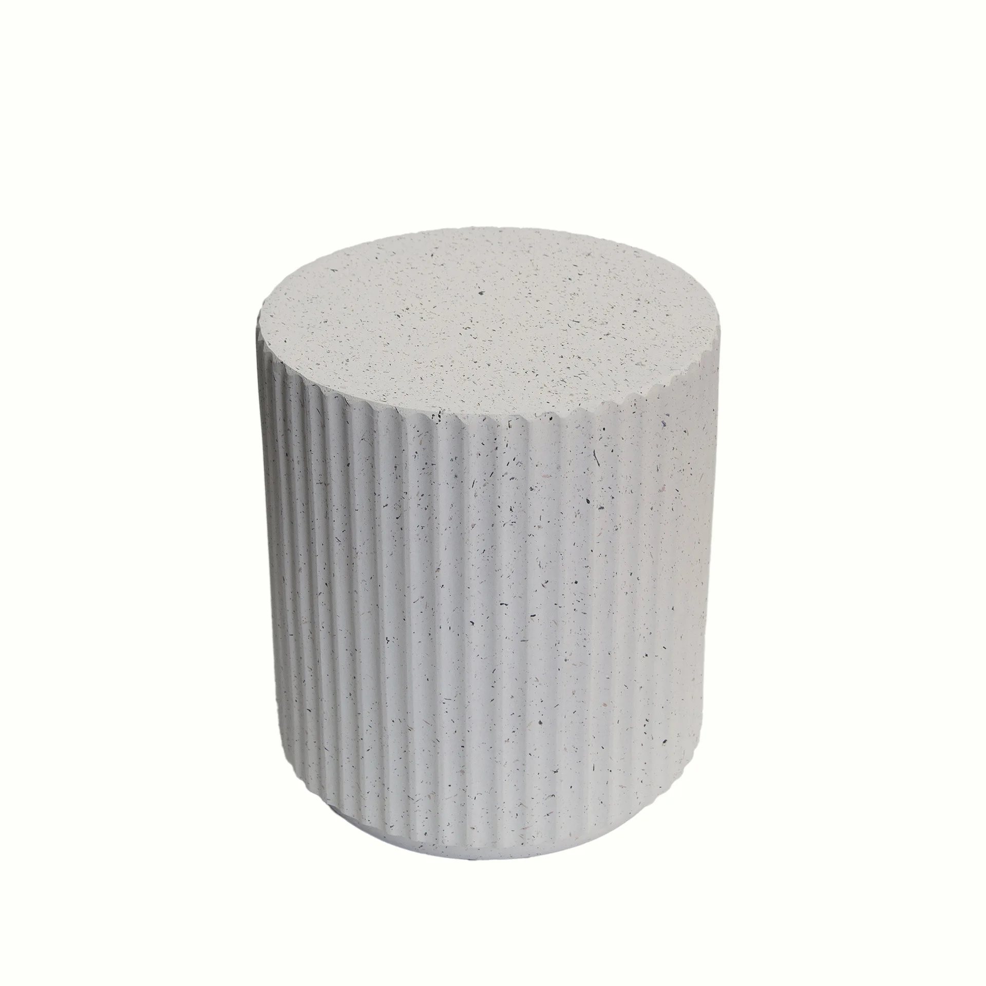 Cream wind Roman column creative side several bed and breakfast small apartment sofa coffee table balcony flower pot frame cafe