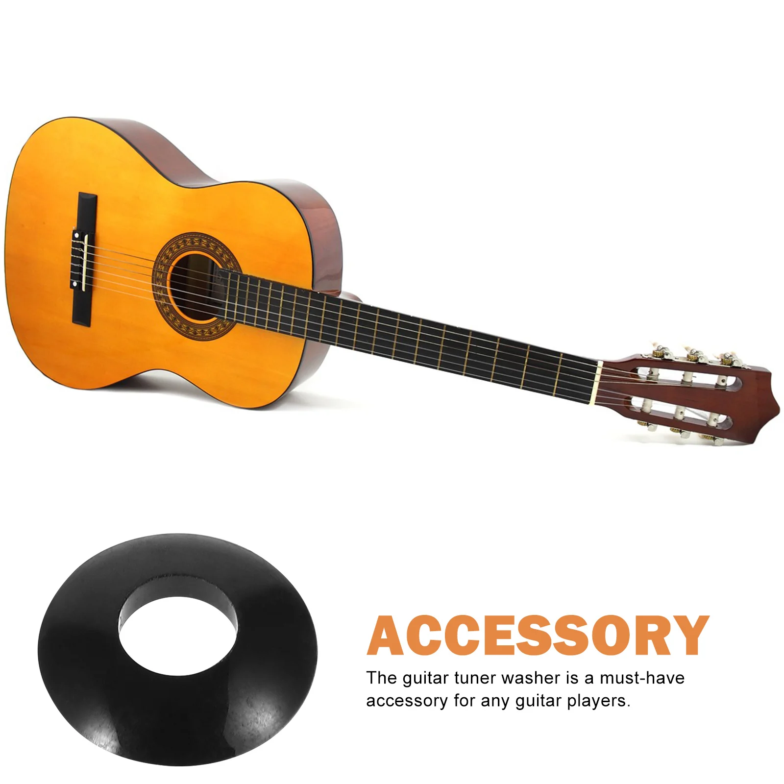 1 Zestaw Małych Podkładek do Stroików Gitarowych Wymienne Podkładki do Kluczy Stroikowych Profesjonalne Podkładki Dystansowe do Gitary Niezbędne Akcesorium do Stroików Zapewniające Stabilność