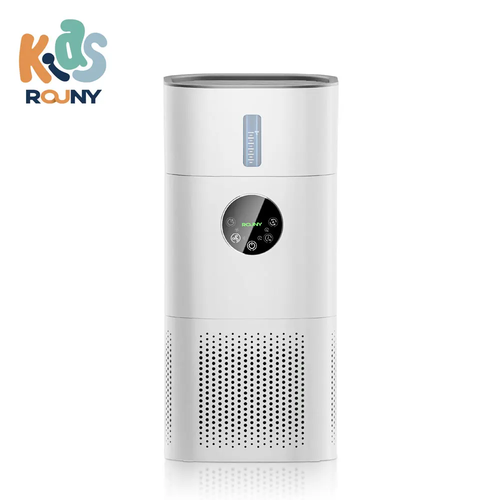 ROUNY Oczyszczacz i nawilżacz powietrza, wielofunkcyjne urządzenie 2 w 1, dezodoryzacja i nawilżanie bez mgły, biały