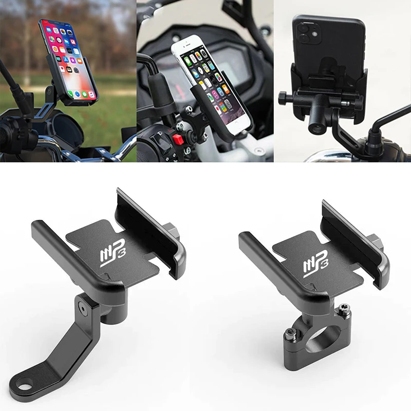 

For Piaggio MP3300 MP3500 MP3 250 300 500 HPE Sport Scooter Accessories Motorcycle Handlebar Phone Holder GPS Stand Bracket