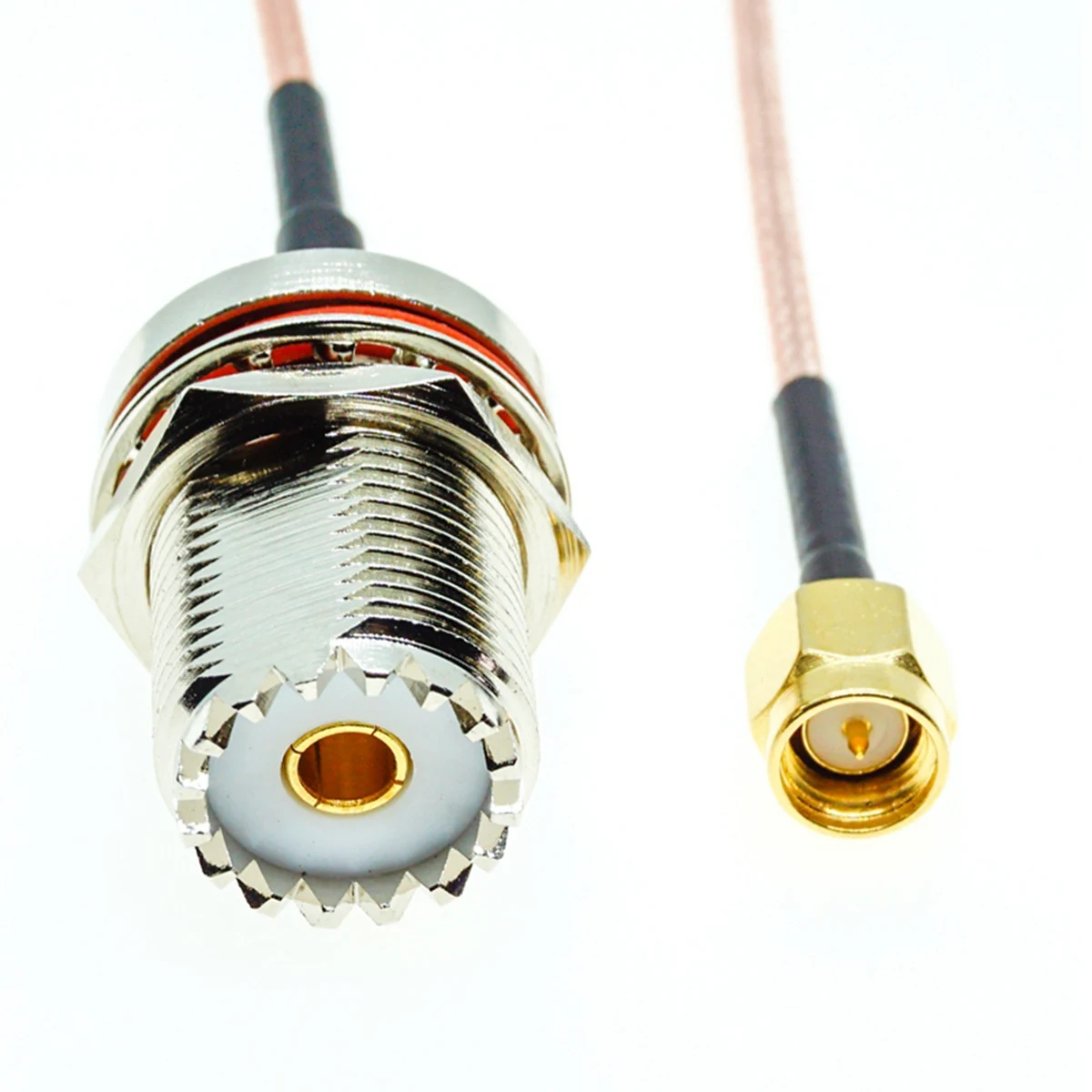 RG316 SMA macho a PL259 SO239 PL-259, mampara UHF hembra PL259, 50 Ohm, puente de baja pérdida, Cable coaxial RF