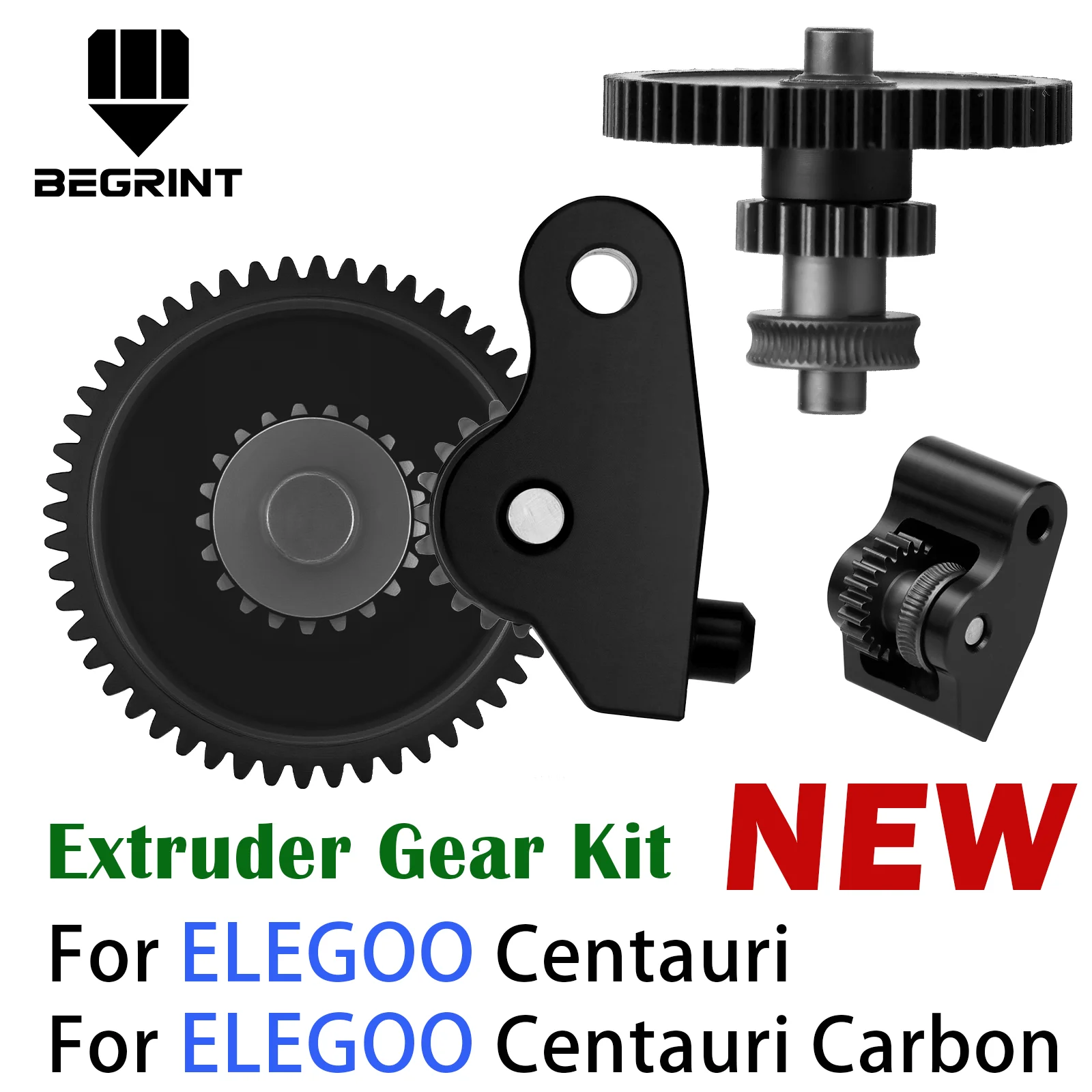 New Extruder Gear Kit For Elegoo Centauri Wear Resistant Extrusion gear kit SKD11 Material Gear Fit For Centauri Carbon