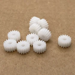 0.5M 16T 18T Plastic Gears 2/3mm DIY Motor Straight Gear