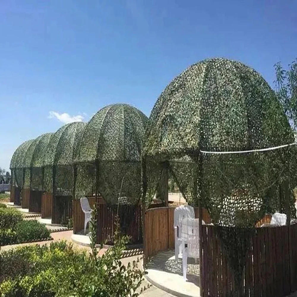 Woodland Camouflage Net Sonnenschutz Netze Für Outdoor Garten Camping Auto Markise Jagd Schießen Wald Shelter 2M/3M/4M/5M/6M – Detail 5