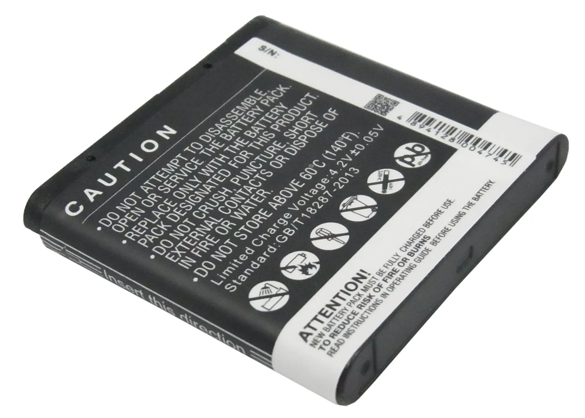 Bateria litowo-jonowa do telefonu komórkowego, smartfona do Mobiado Nokia, 3,7 V, 1100 mAh, Lucido Luminoso Stealth N93 RM-55 3250 6280 9300i 6288 N73 6151