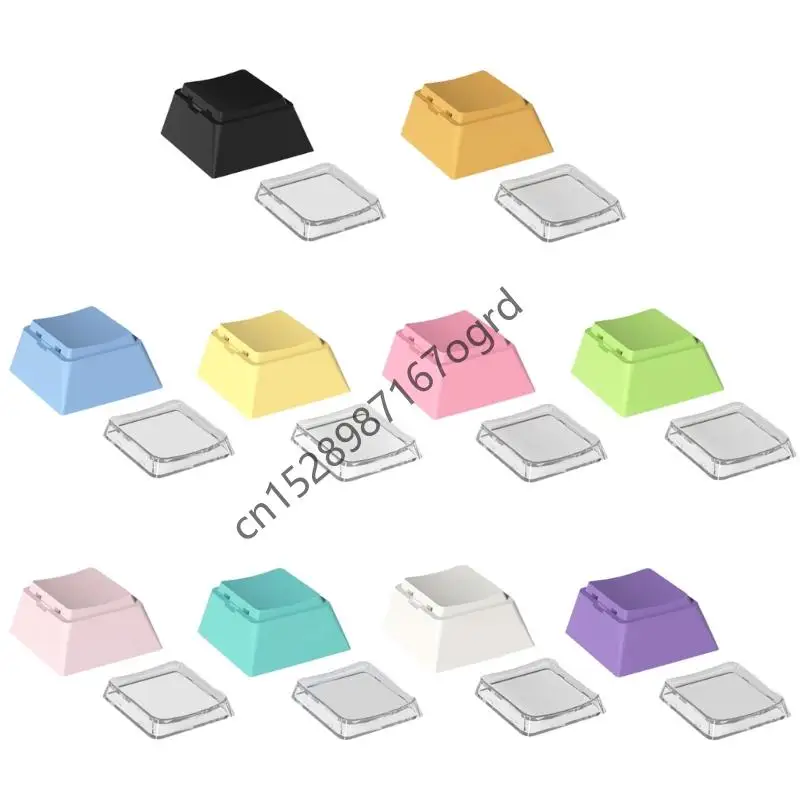 

8Pieces Dye Sublimation Keycaps Set Wear Resistant PBT+PC for Mechanical Keyboards Comfortable Typing Experience 634A