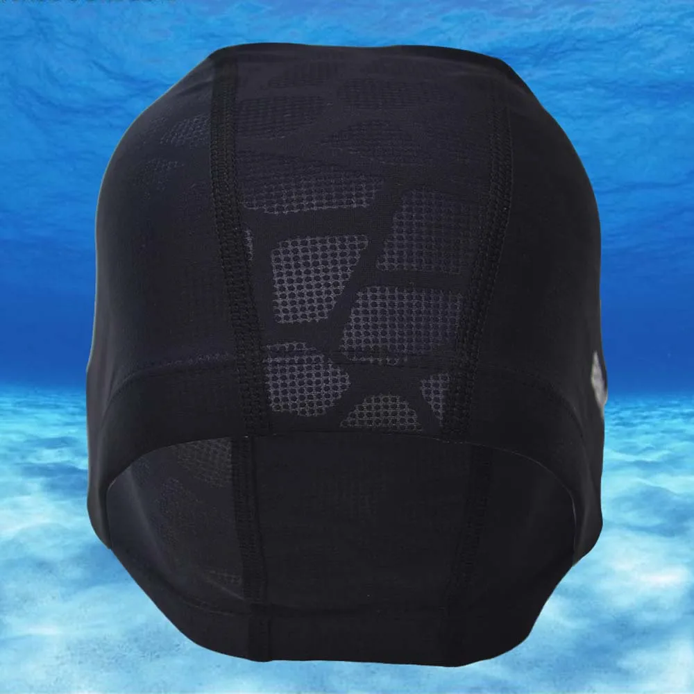 

Long Hair Large Durable Waterproof Hat High Elastic Fabric Sports Bathing Ear Protect Diving Hat Swim Pool Hat Swimming Caps