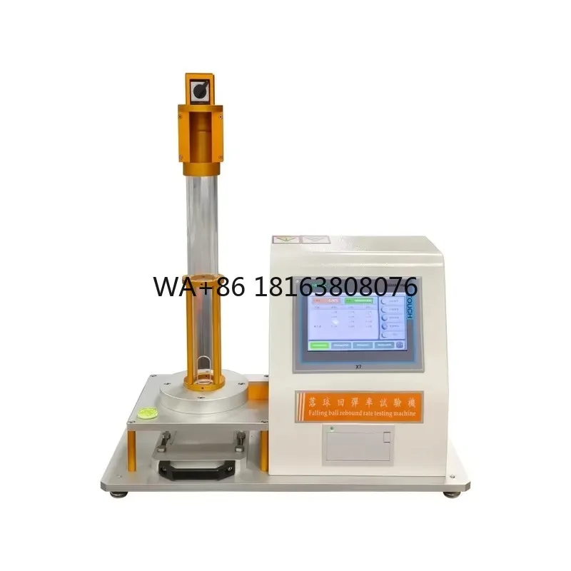 Falling Ball Rebound Rate Testing Machine ISO 8307 ASTM D3574 Sponge Foam Resilience Tester Soft Polymer Material Test