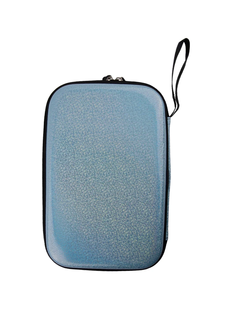 

Синяя сумка для ракеток для настольного тенниса с эластичной лентой, держатель для ракеток, коробка для ракеток для настольного тенниса, эластичная лента внутри, ремешок для переноски