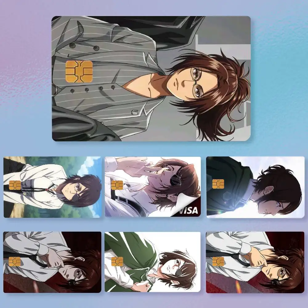 Hange Zoe Attack On Titan Anime  Credit Card HD Stickers Premium matte film effectively prevents fingerprints and daily .