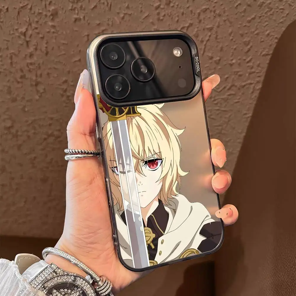S-Seraph Of The End Cool Phone Case For IPhone 17 16 15 14 13 12 11 Pro Max Air Multicolor Matte Laser Metallic Aurora Funda