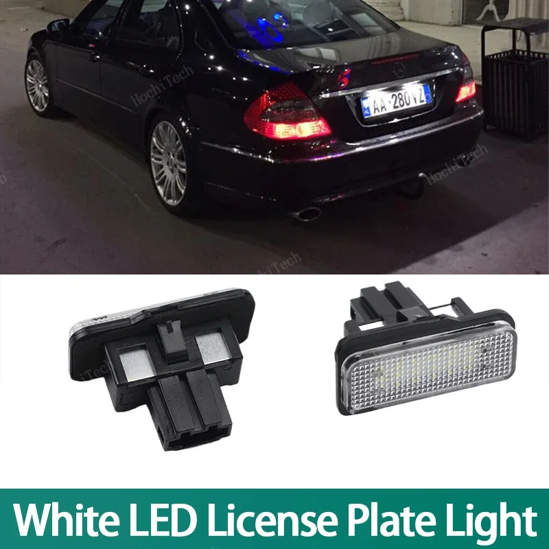 12V LED Number License Plate Light Lamp CANBUS For Mercedes Benz E-Class W211 S211 CLS-Class W219 C-Class S203 SLK-Class R171