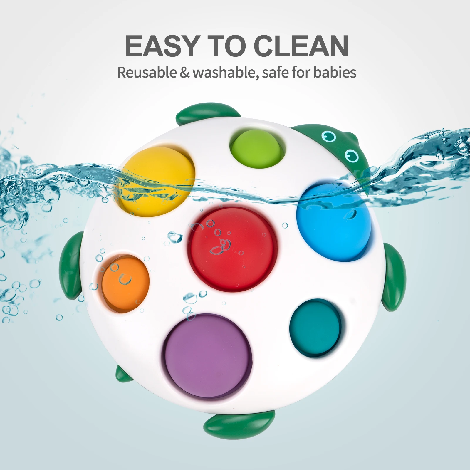 Jouets Push Pop à presser pour enfants, jouets éducatifs, formation intensive, Fidget, jouets sensoriels colorés Montessori pour nourrissons