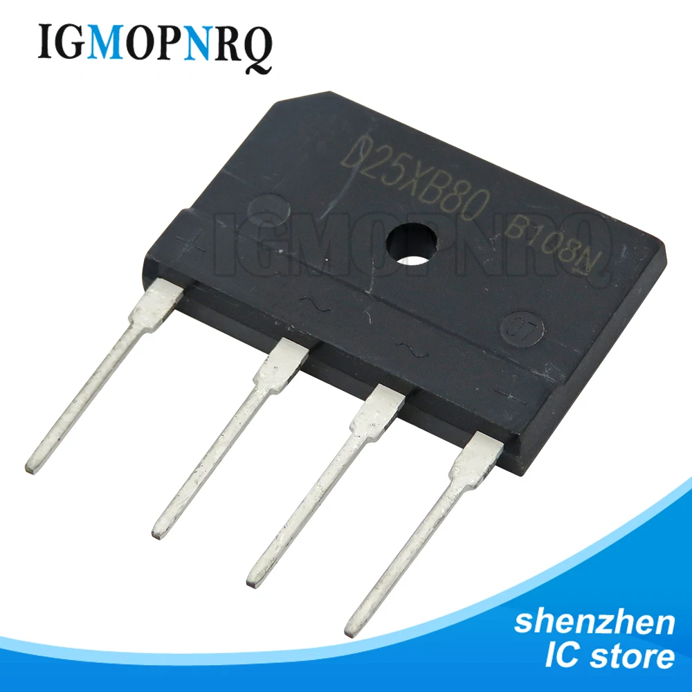 5PCS D10XB60 D15XB60 D15XB80 D20XB80 D25SB80 D25XB60 D25XB80 ZIP-4 In Stock GBJ2510 GBJ3510