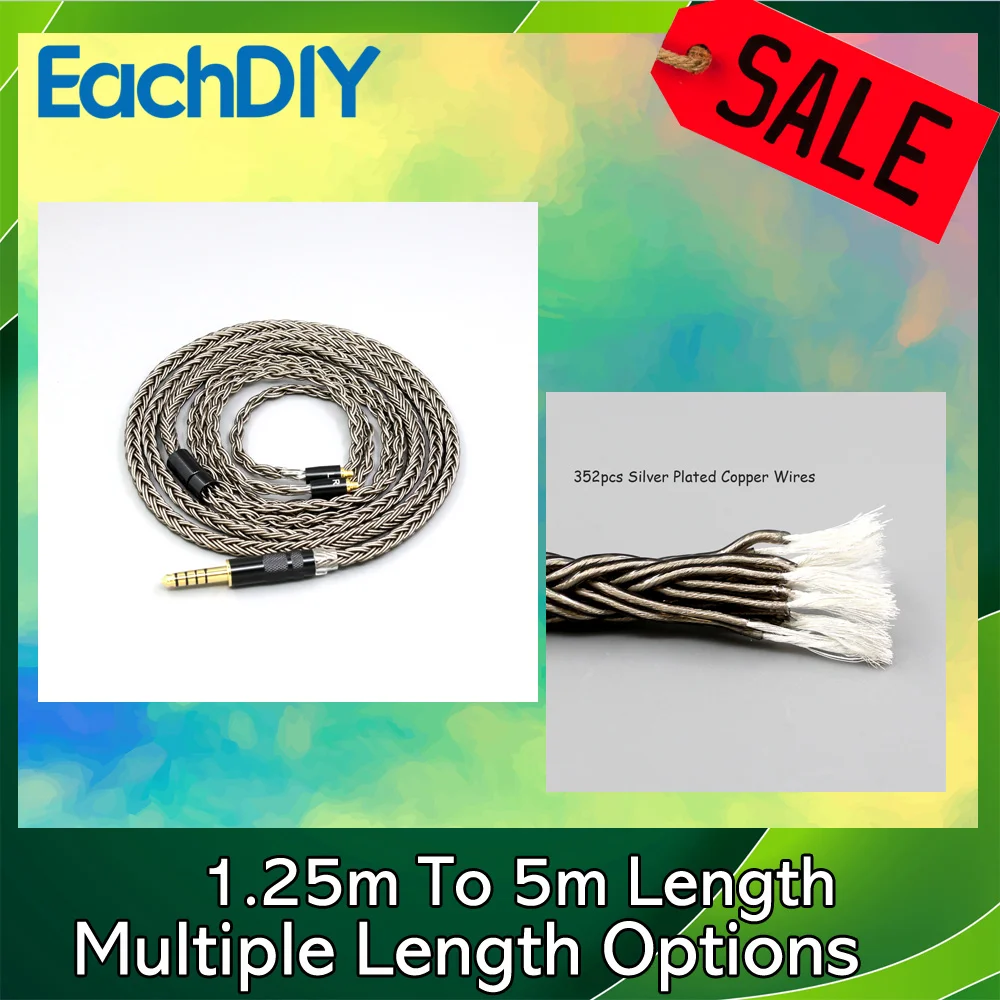 

Earphone Cable 16 Core Grey Silver plated For N5005 N30 N40 Special MMCX AKG LN008851