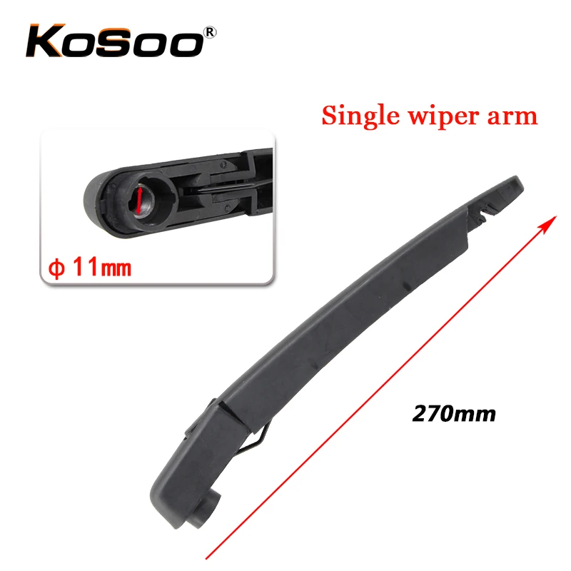 KOSOO Auto Rear Window Windshield Wiper Blades Arm Car Wiper Blade For Dacia Sandero MK2 ,290mm 2012-,Car Accessories Styling