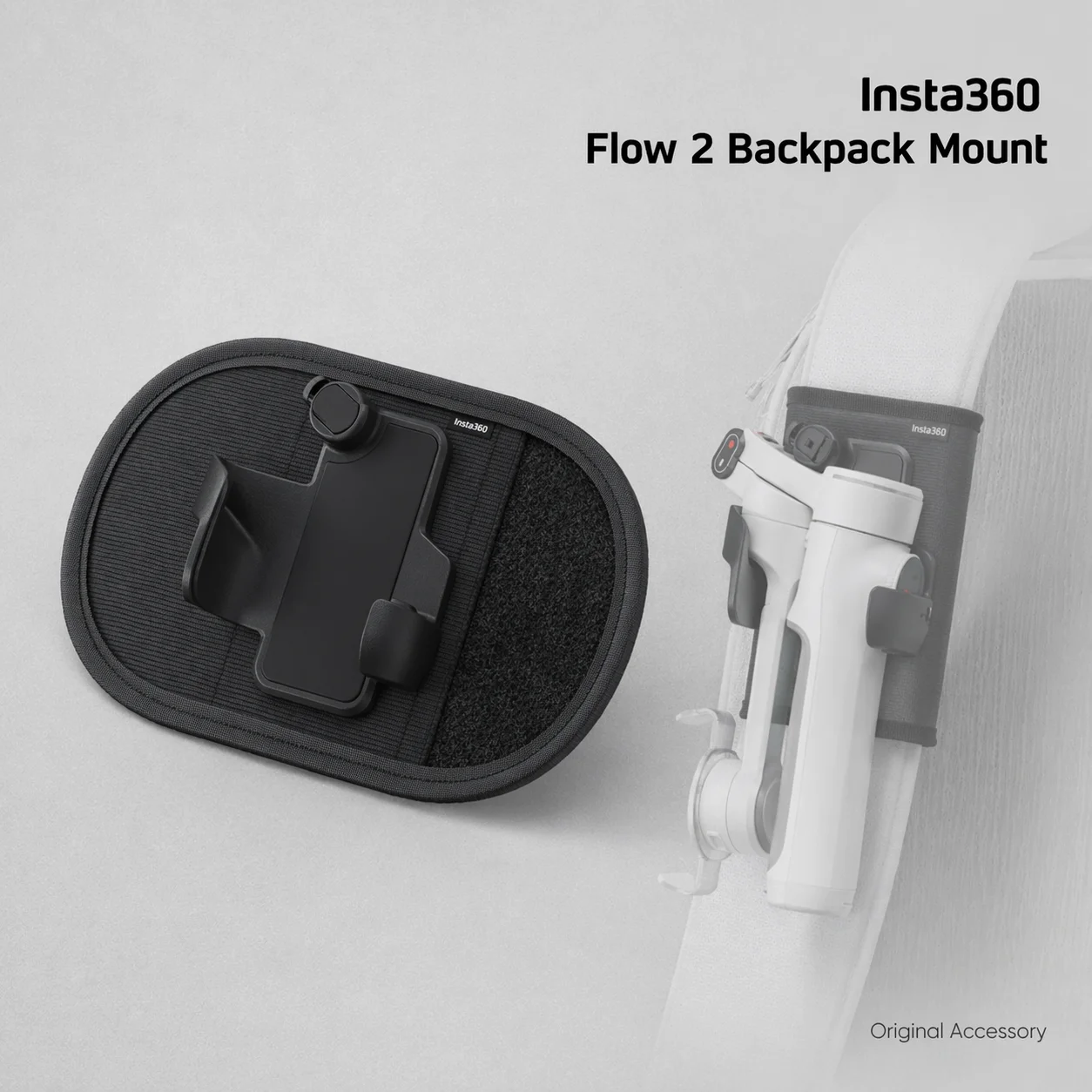 

Крепление для рюкзака Insta360 Flow 2: держатель на плечевой лямке, надежное хранение, быстрый доступ, противоскользящий дизайн