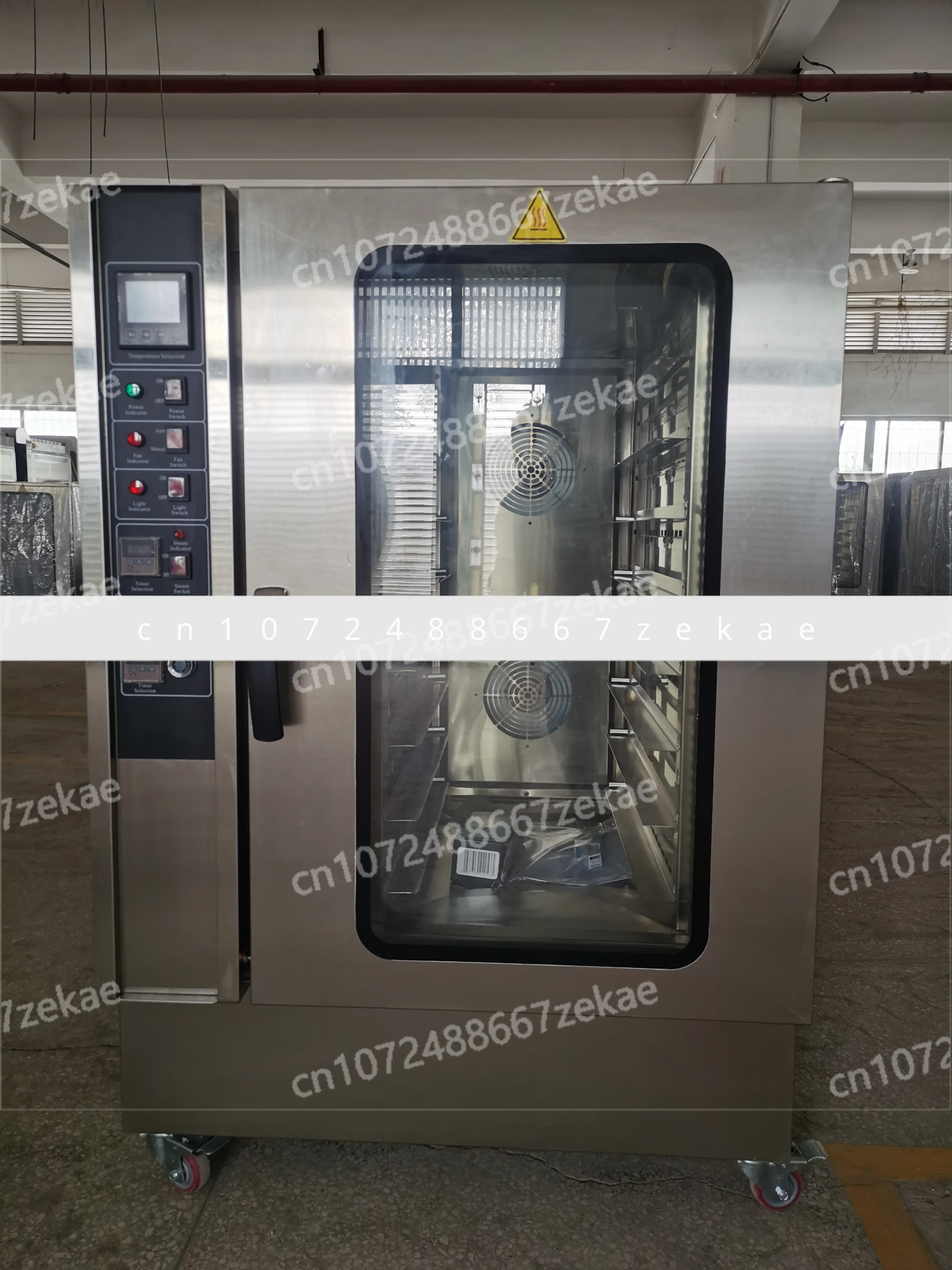 فرن كهربائي عالي السعة مكون من 5 أطباق بالهواء الساخن وخبز البيتزا والخبز الحراري مع خبز البخار لينكريش عالي الكفاءة