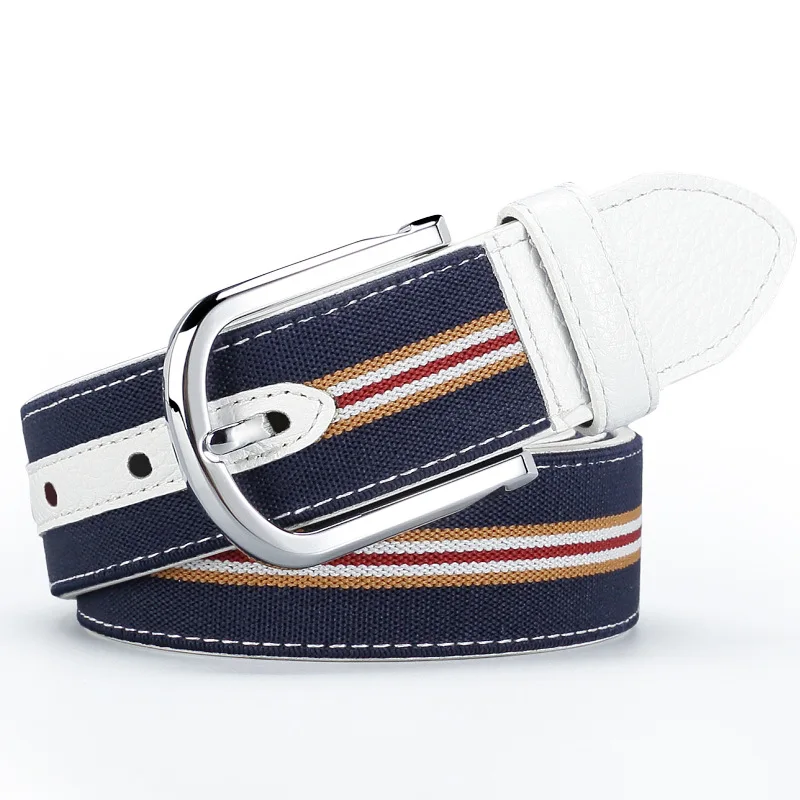

High Quality Fashion Men's Belt Waist Belt Leisure Genuine Jeans Leather Luxury Pin Buckle Fancy Vintage Jeans Cintos Masculinos