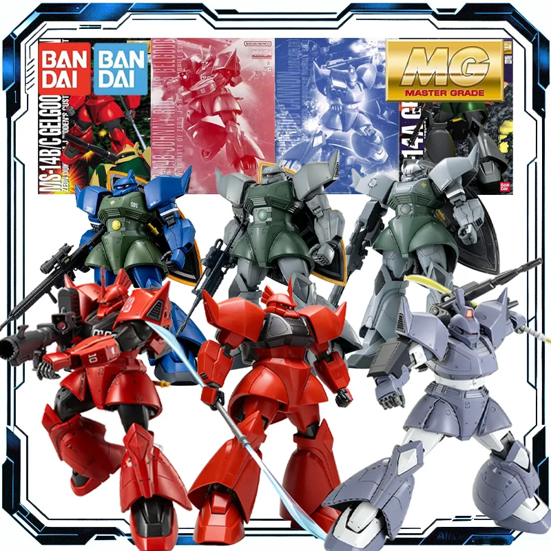 

Bandai Original Gundam MG 1/100 MS-14 Gelgoog Anime Action Figure Model Kit Assembly Model Toys Boys Girls Collectible