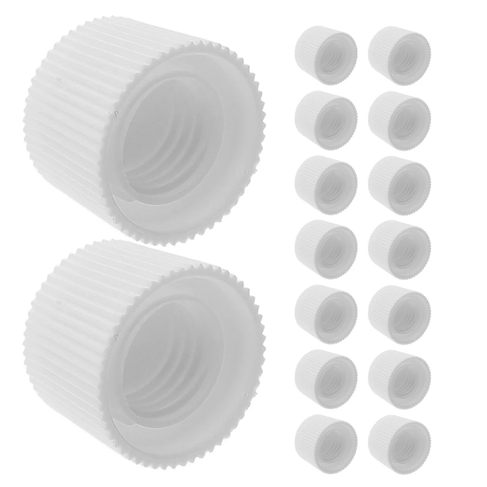 

50pcs Toothpaste Caps Replacement Screw-in Plug Travel Size Key Ring Dispenser Cover Reusable Leak Proof Clean for Various