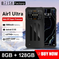 IIIF150 Air1 Ultra 8GB 128GB Cellphones Helio G99 6.8 Inch FHD+ 120Hz Display Mobile Phone 64MP Android 12 Rugged Smartphone