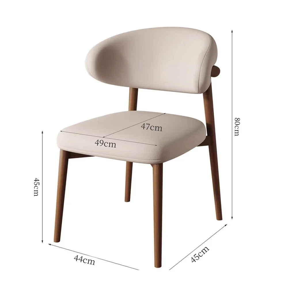 Nordic Trendy Dining Chairs Comfortable Elastic Aesthetic Kitchen Chair Ergonomic Luxury Chaise Salle A Manger Home Furniture