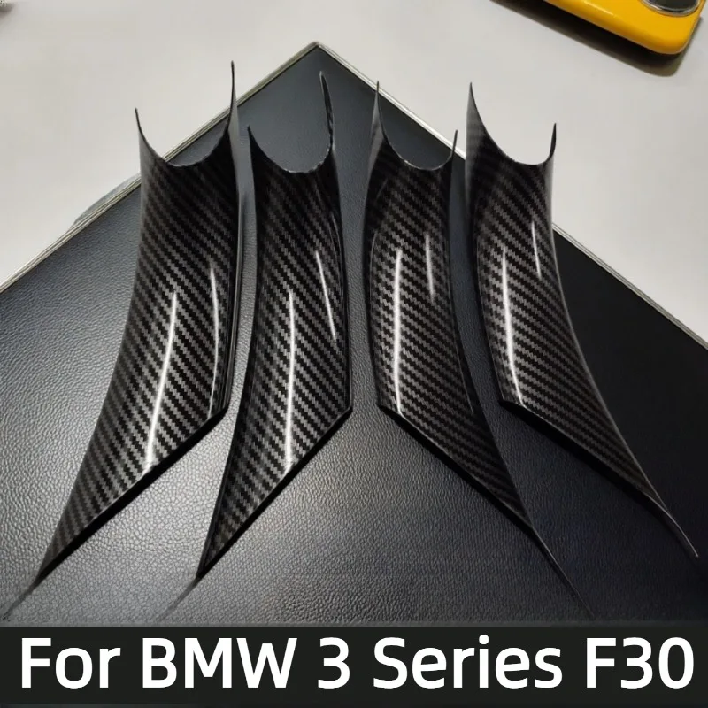 (LHD) Inner Door Handle Cover For BMW 3 Series F30 Accessories 2019/2018,Anti-Scratch Anti-Stain Wear-Resistant 2012-2017