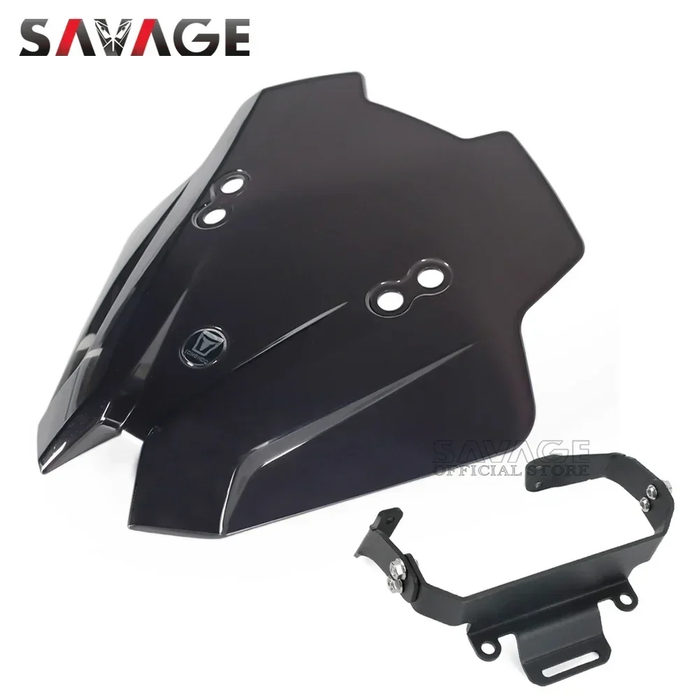 2025 For CFMOTO 450NK Windscreen Windshield For CF-MOTO 450 NK 2023 2024 Motorcycle Wind Shield Screen Wind Deflector and Holder