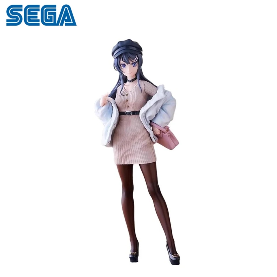 Original Genuine SEGA Luminasta Rascal Does Not Dream Of Bunny Girl 21cm Sakurajima Mai  Car Decoration Christmas Birthday Gifts