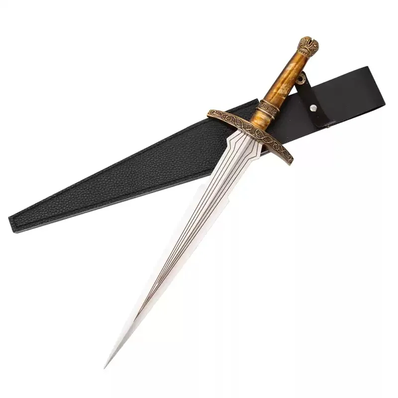 Two 37.5cm Loki swords, not sharp for film and TV decoration, but for actual use. Real katana for samurai, ninja, men's gift.