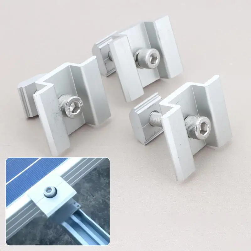 Premium Aluminum Alloy Solar Mounting Bracket 1/3Pcs Fit Framed Frameless Panel Camping Roof Installation