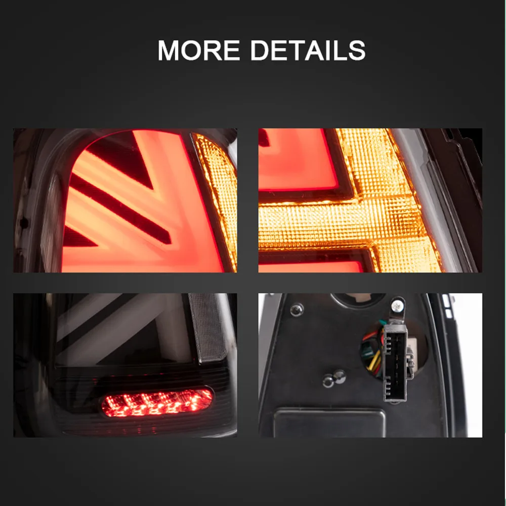 Car Led Tail Lights Assembly For BMW MINI R56 R57 R58 R59 2007 2008 2009 2010 2011 2012 2013 Coopers Rear Brake Light Taillight