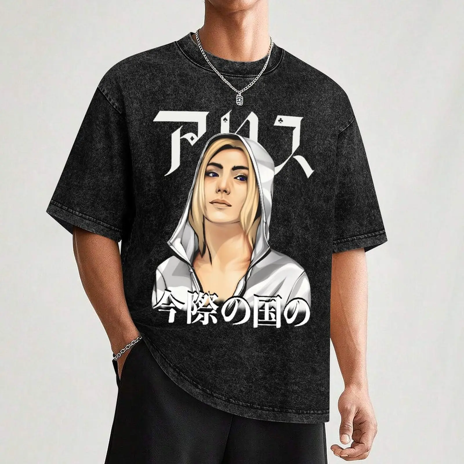 Chishiya Alice in borderland T-Shirt clothes valentines boutique clothes anime figures funny t shirts for men