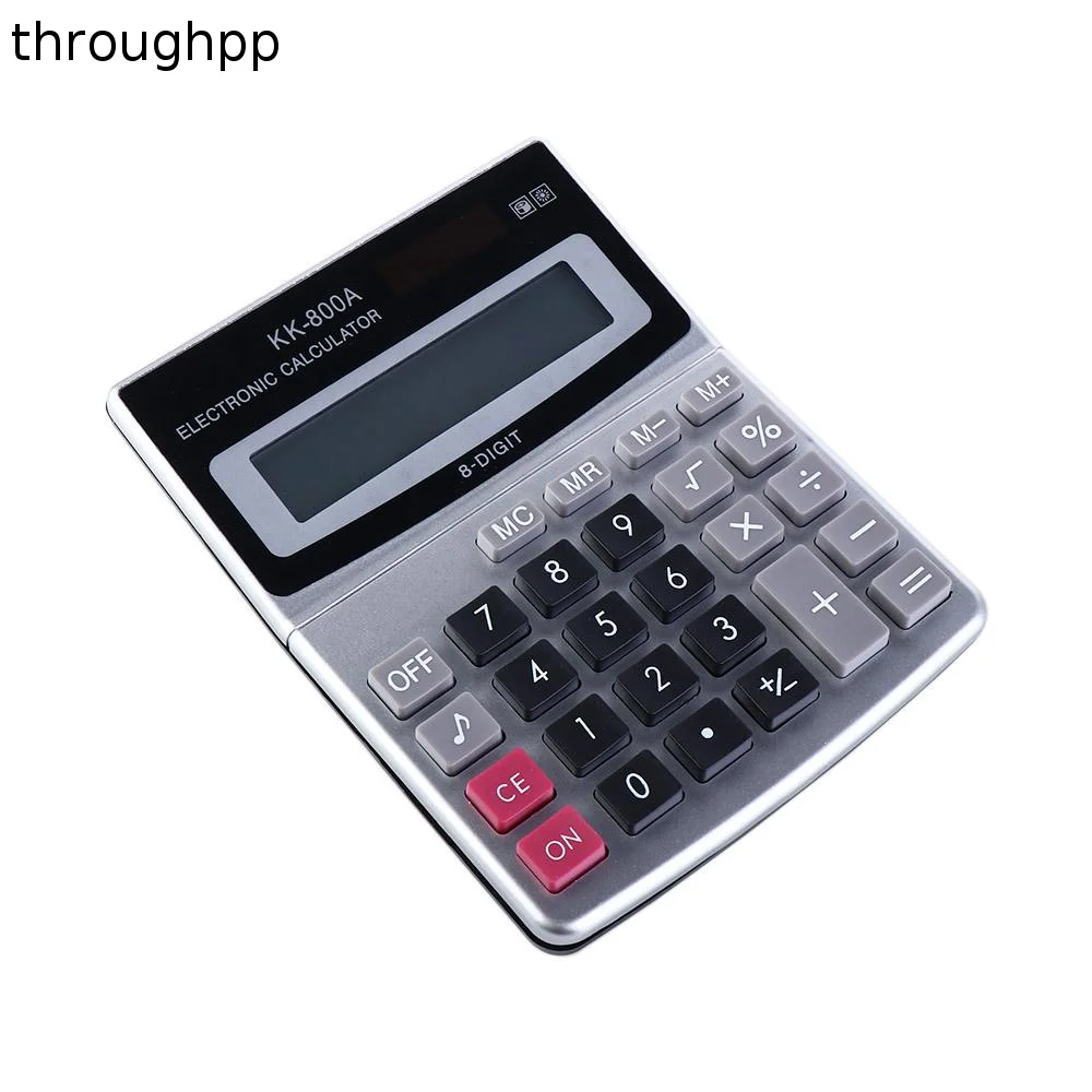 Large Font 8 Digits Display KK-800A Arithmetic Office Supplies Calculating Machine Calculadora Calculator Electronic Calculator